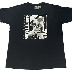 GILDAN NFL new york giants tight end #83 darren waller graphic tee, size large.